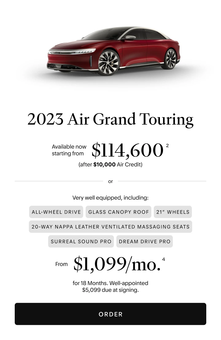 2023 Lucid Air Grand Touring