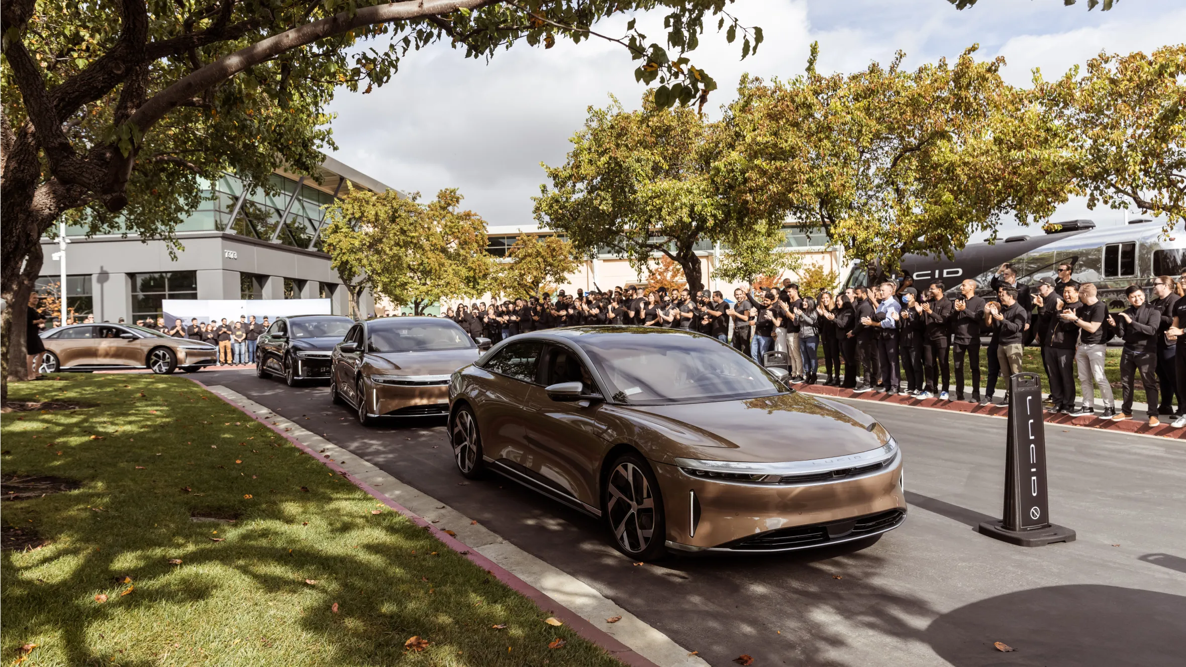 Lucid Air delivery rally